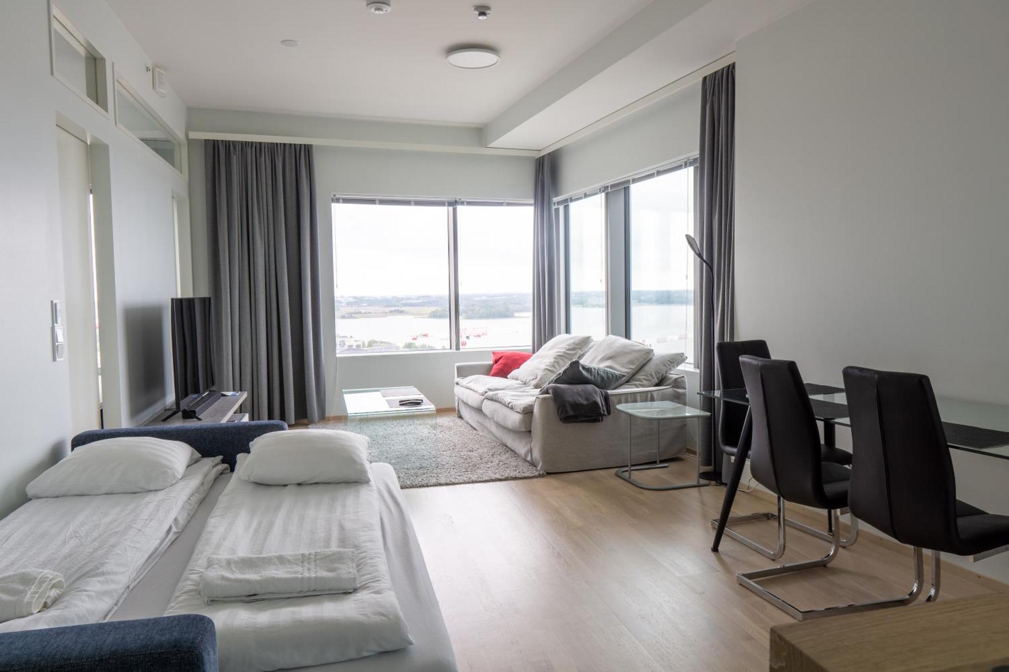 18Th Floor Helsinki High Point 1 Bdr Apartment With City View - Free Garage Parking Exteriér fotografie
